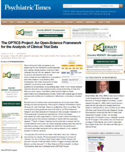 Journal article title page for the OPTICS project: an open science framework for the analysis of clinical trial data