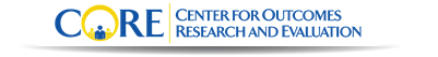CORE - Center for outcomes, research, and evaluation Logo