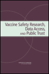 Journal article title page for vaccine safety, research, data access and public trust