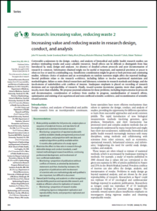 Journal article title page for increasing value and reducing water in research design